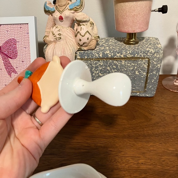 Vintage Pixieware Lipper Mann Mustard Jar - Picture 6 of 8